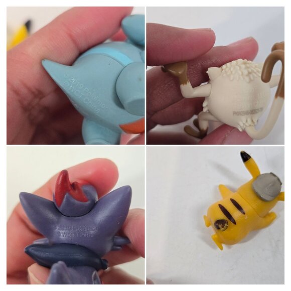 Pokemon Small Action Figures Lot of 9 Toxel Grookey Wooloo Mankey Carvanha Zorua - Picture 11 of 11